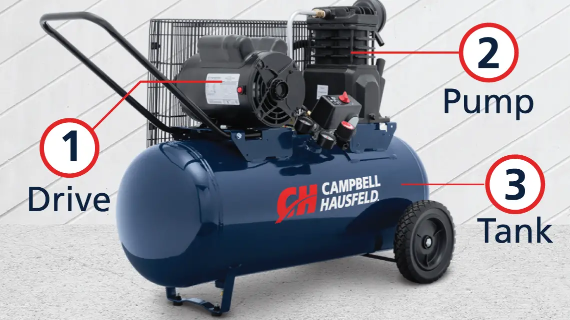 How to Use a Campbell Hausfeld Air Compressor